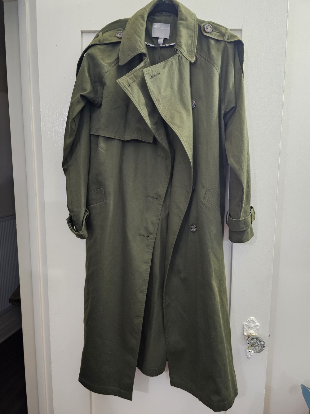Women's Olive Green Trench Coat